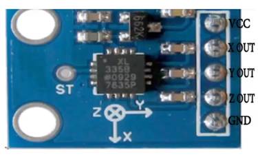 使用硬件加速计,ADXL335