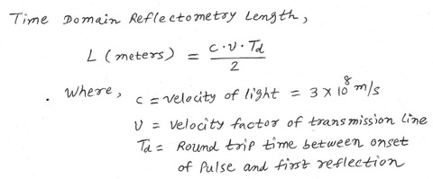 时域反射计长度方程