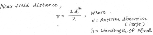 天线近场距离方程