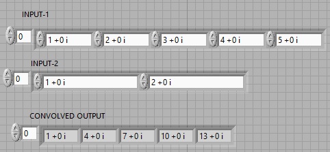 卷积labview vi前面板