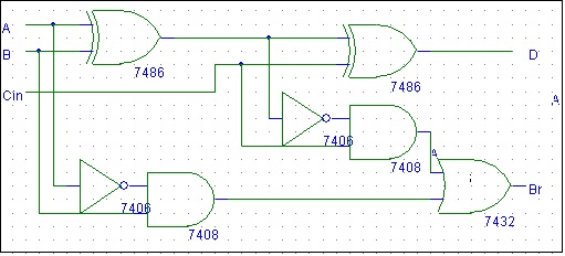 满substractor示意图