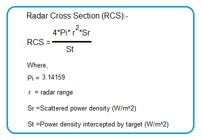 雷达RCS公式