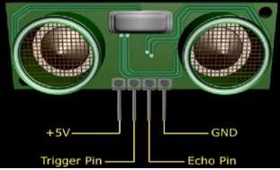 超声波传感器引脚图